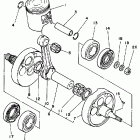 YTZ 250 Коленчатый вал и Поршень