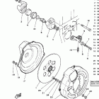 YT 125 Задний суппорт тормозной