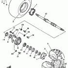 YTM 200ER Заднее колесо