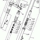 YTZ 250 Передняя вилка