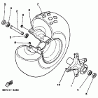 YTZ 250 Переднее колесо