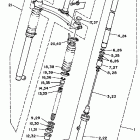 YTM 200ER Передняя вилка