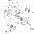 YT 125 Коленчатый вал и Поршень