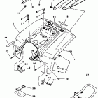 YTM 225X Rear fender bumper (ytm225dxk)