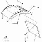 YTM 200 Front fender ytm200l