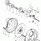 YT 125 Задний суппорт тормозной