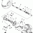 YTM 200 Rear wheel ytm200l
