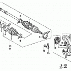 TRX400FW Кулак поворотный