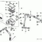 TRX400FW Главный тормозной цилиндр - передний