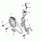 TRX400FW Цепь ГРМ