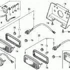 TRX400FW Фонарь задний