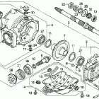 TRX250 Редуктор задний