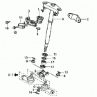 TRX350FE Рулевой вал