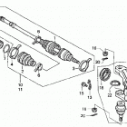 TRX450ES Кулак поворотный