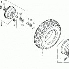 TRX250 Переднее колесо