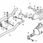 TRX350FE Глушитель