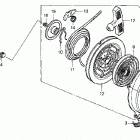 TRX450ES Ручной стартер