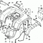 TRX350FM Rear fender (1)