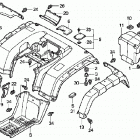TRX350FE Заднее крыло