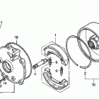 TRX250 Rear brake drum