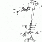 TRX450ES Рулевой вал