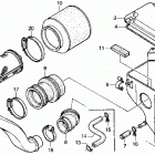 TRX250 Воздухозаборник