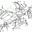TRX450S 450s front fender