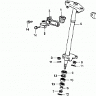 TRX250 Рулевой вал