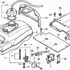 TRX450ES Топливный бак