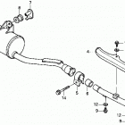 TRX250 Глушитель