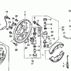 TRX350FE Передний тормоз