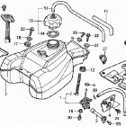 TRX350FE Топливный бак