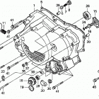 TRX450ES 450es crankcase cover, fr.