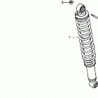 TRX250 Задний амортизатор