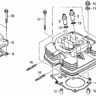 TRX250 Головка цилиндра