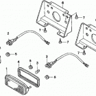 TRX450ES Фонарь задний