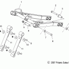 600 RR EURO  -S09MX6FE Реактивная штанга передняя