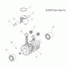 600 IQ RACER-S10MX6JSA/JEA Коленвал и поршни