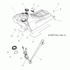 800 RMK/ES/800 DRAGON RMK 155/163/ES/EURO ALL OPT-S09PM8/PG8/PH8 Топливный бак