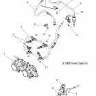 600 IQ TOURING/EURO-S09PT6HS/HE Корпус дроссельной заслонки и трубопровод