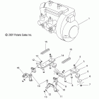 TRAIL RMK/FLEET/ES/EURO-S09NJ5BS/BSF/BSL/BE Крепление двигателя