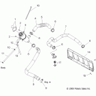 800 RMK/ES/800 DRAGON RMK 155/163/ES/EURO ALL OPT-S09PM8/PG8/PH8 Engine, cooling system (dragon rmk)