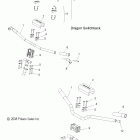 800 SWITCHBACK/DRAGON/EURO-S09PR8ESL/PS8ESL/EEL Руль и крепление