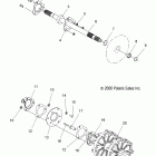 600 IQ SHIFT/EURO-S09PB6FS/FE Приводной вал и промежуточный