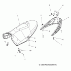 600 IQ RACER-S10MX6JSA/JEA Сидение