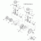 TRAIL RMK/FLEET/ES/EURO-S09NJ5BS/BSF/BSL/BE Коленвал и поршни