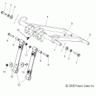 600 RMK/144/155/ES/INTL - S11PK6HSA/HSL/HEA/PM6HSA/HSL Реактивная штанга передняя