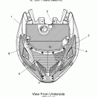 600 RR EURO  -S09MX6FE Тепло-шумо изоляция капота