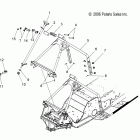 600 RR EURO  -S09MX6FE Steering, post and hoop mounting