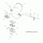 800 RMK/ES/800 DRAGON RMK 155/163/ES/EURO ALL OPT-S09PM8/PG8/PH8 Steering, handlebar mounting (dragon rmk)